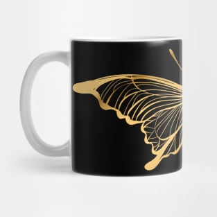 Gold butterfly Mug